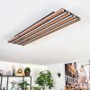 Tandragee Plafonnier LED Couleur bois, Noir, 1 lumière