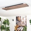 Tandragee Plafonnier LED Couleur bois, Noir, 1 lumière