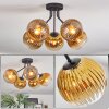 Koyoto Plafonnier, Boule lumineuse Or, Clair, 5 lumières