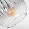 Koyoto Plafonnier, Boule lumineuse Clair, Fumé, 5 lumières