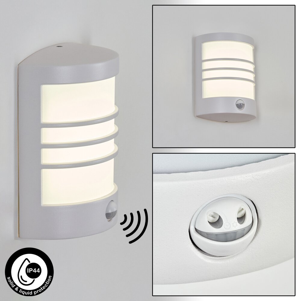 Heran Lampe murale d´extérieur, Applique murale LED Blanc, 1 lumière, Détecteur de mouvement main product photo