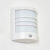 Heran Lampe murale d´extérieur, Applique murale LED Blanc, 1 lumière, Détecteur de mouvement