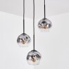 Ripoll Suspension, Boule lumineuse, Suspension grappe Clair, Fumé, 3 lumières
