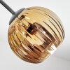 Ripoll Plafonnier, Boule lumineuse Chrome, Or, Cuivré, Fumé, 7 lumières