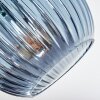 Koyoto Plafonnier, Boule lumineuse Bleu, Or, Vert, Cuivré, 7 lumières