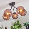 Koyoto Plafonnier, Boule lumineuse 52 cm Cuivré, 5 lumières