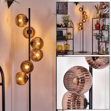 Koyoto Lampadaire 31 cm Cuivré, 6 lumières