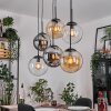 Gastor Suspension, Boule lumineuse, Suspension Ambre, Clair, Fumé, 6 lumières