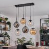Gastor Suspension, Boule lumineuse, Suspension Ambre, Clair, Fumé, 6 lumières