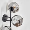Ripoll Boule lumineuse, Applique murale Fumé, 3 lumières