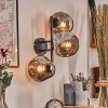 Ripoll Boule lumineuse, Applique murale Fumé, 3 lumières