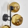 Koyoto Boule lumineuse, Applique murale Or, 3 lumières