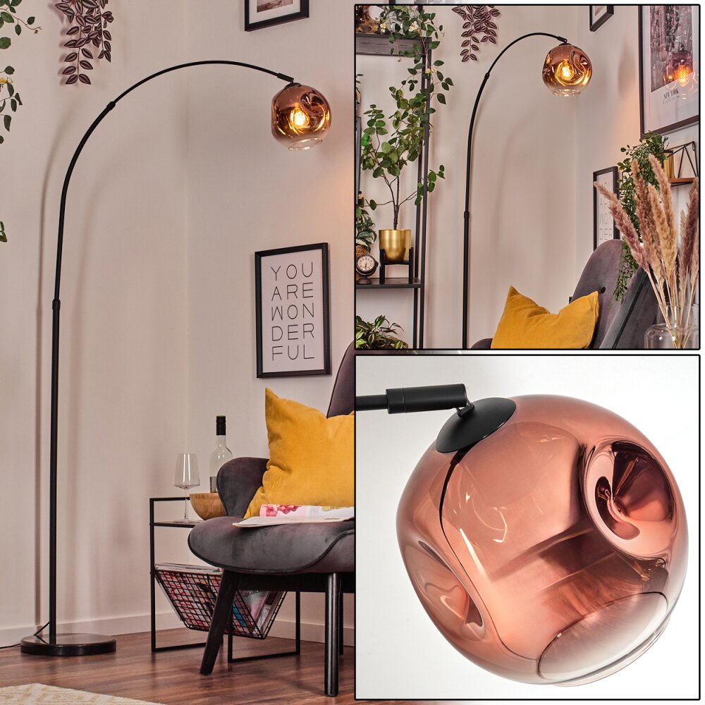 Ripoll Lampadaire Noir, 1 lumière main product photo