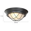 Lisanne Plafonnier Luminaires Steinhauer Noir, 1 lumière