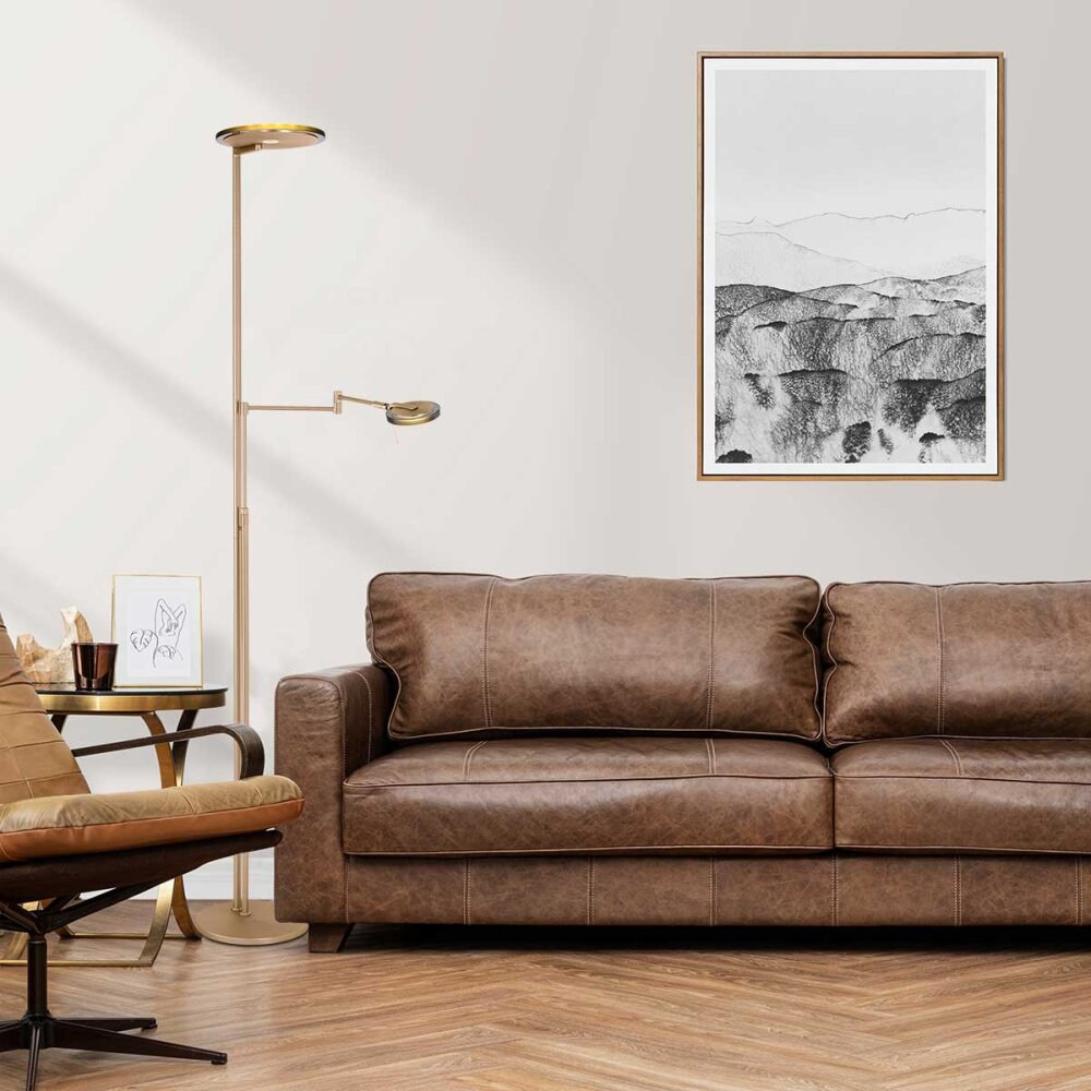 Turound Lampadaire Luminaires Steinhauer Bronze, 2 lumières main product photo