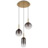 Elisabeth Suspension Luminaires Globo Lighting Laiton, 3 lumières