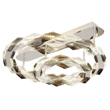 Karilion Plafonnier Luminaires Globo Lighting LED Chrome, 1 lumière