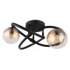 Tuberius Plafonnier Luminaires Globo Lighting LED Noir, 2 lumières