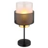 Olga Lampe à poser Luminaires Globo Lighting Or, Noir, 1 lumière