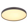 Eclypse Plafonnier Luminaires Globo Lighting LED Anthracite, Blanc, 1 lumière