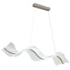 Saque Suspension Luminaires Globo Lighting LED Nickel mat, 1 lumière, Télécommandes