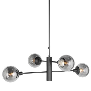 Constellation Suspension Luminaires Steinhauer LED Noir, 6 lumières