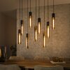 Asila Suspension Noir, 9 lumières