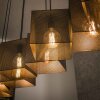 Ayron Suspension Noir, 8 lumières