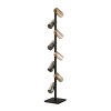 Balor Lampadaire Noir, 8 lumières