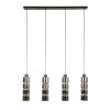 Barel Suspension Noir, 4 lumières