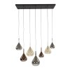 Wings Suspension Anthracite, 7 lumières