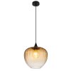 Sander Suspension Luminaires Globo Lighting Noir, 1 lumière