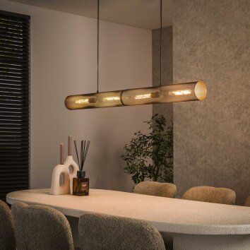 Genar Suspension Anthracite, 4 lumières