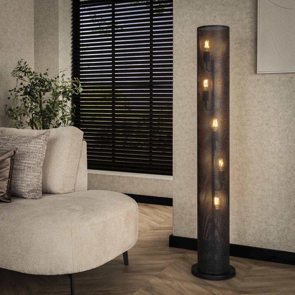 Veran Lampadaire Brun, Noir, 5 lumières main product photo