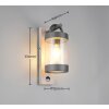 Sambesi Applique murale Luminaires Trio Bois clair, 1 lumière, Détecteur de mouvement