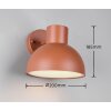 ELBE Applique murale Luminaires Trio Orange, 1 lumière