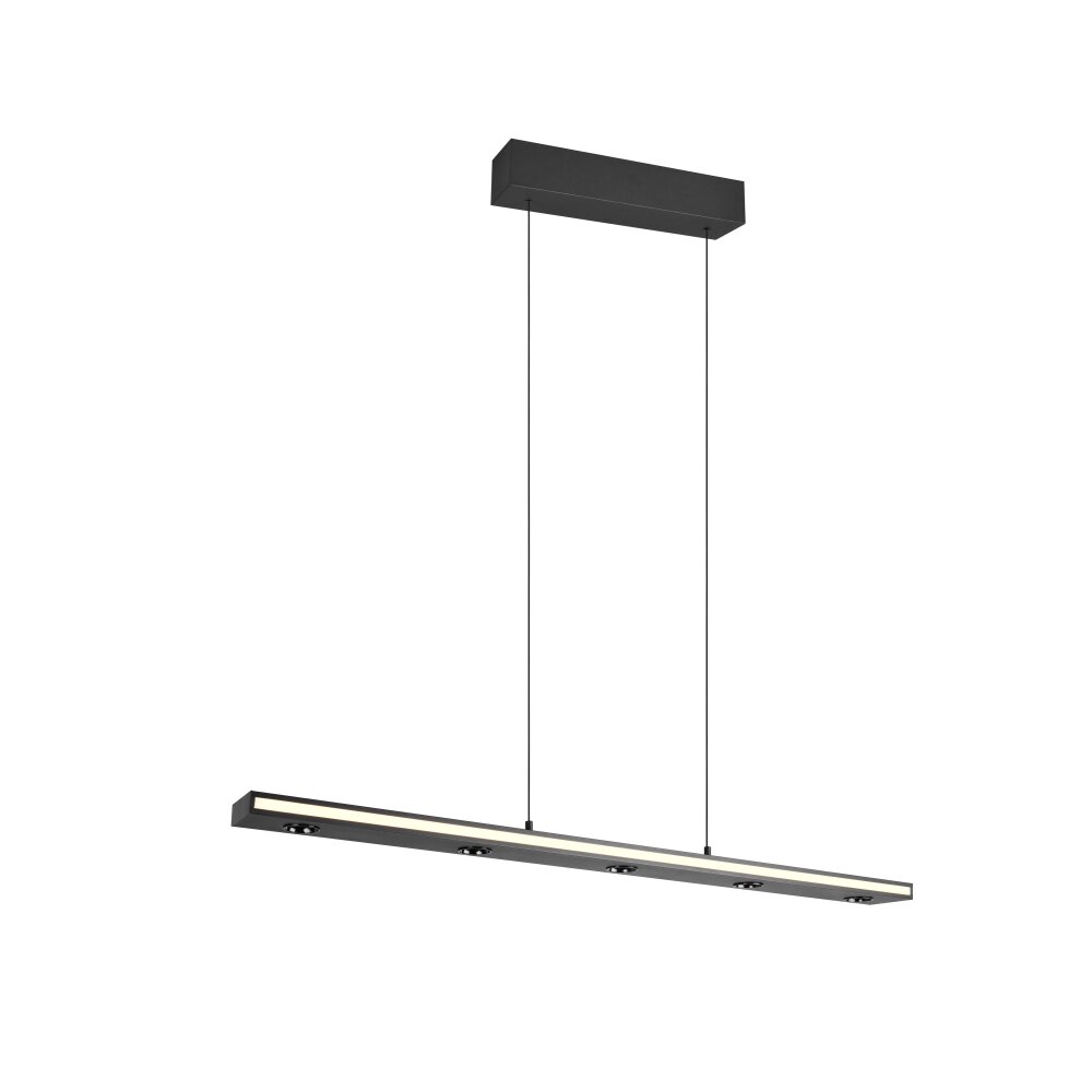 Graham Suspension Luminaires Trio LED Noir, 8 lumières main product photo