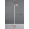 Marley Lampadaire Luminaires Trio Brun, 1 lumière