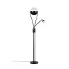 Chris Lampadaire Luminaires Trio LED Noir, 2 lumières