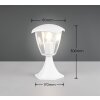 VENTA Lampadaire d\'extérieur Luminaires Trio Blanc, 1 lumière