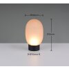Facette Lampe à poser Luminaires Trio LED Brun, Or, 1 lumière