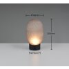 Facette Lampe à poser Luminaires Trio LED Fumée, 1 lumière