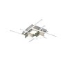 Roger Plafonnier Luminaires Trio LED Nickel mat, 1 lumière, Télécommandes