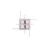 Roger Plafonnier Luminaires Trio LED Brun, 1 lumière, Télécommandes