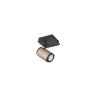 und Spot de plafond, Applique murale / Plafonnier, Spot mural Luminaires Trio Brun, 1 lumière
