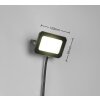 FUNCHAL Applique murale Luminaires Reality LED Noir, 1 lumière
