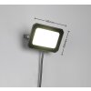 FUNCHAL Applique murale Luminaires Reality LED Noir, 1 lumière