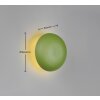 Davey Applique murale Luminaires Reality LED Vert, 1 lumière