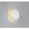Davey Applique murale Luminaires Reality LED Blanc, 1 lumière