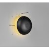 Davey Applique murale Luminaires Reality LED Noir, 1 lumière